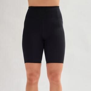 NEW Girlfriend Collective Black High-Waisted Compression Bike Shorts